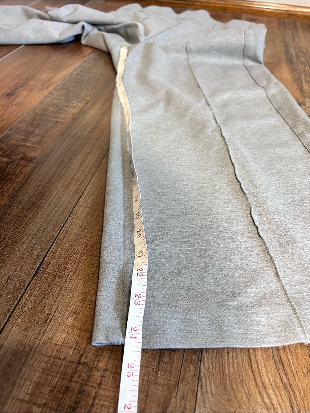 Jones & Co Light Gray Wide Leg Trousers Sz L - Picture 5 of 8